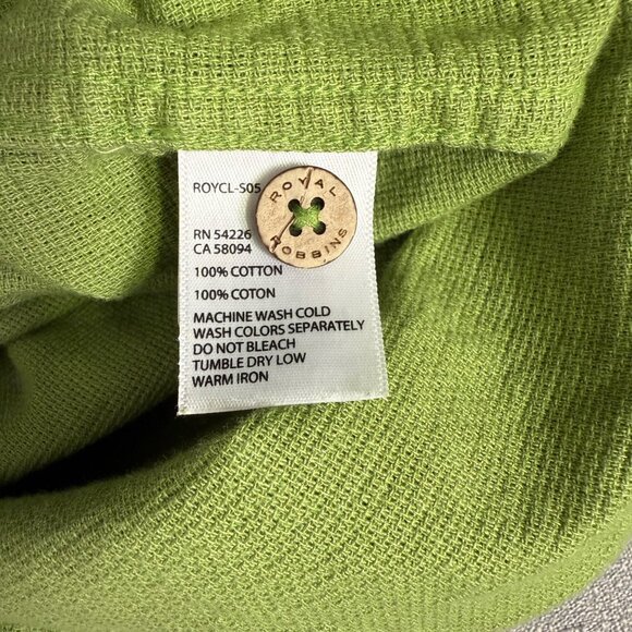 Royal Robbins XXL Green Short Sleeve Button Down Shirt Desert Pucker Cactus - Picture 11 of 11